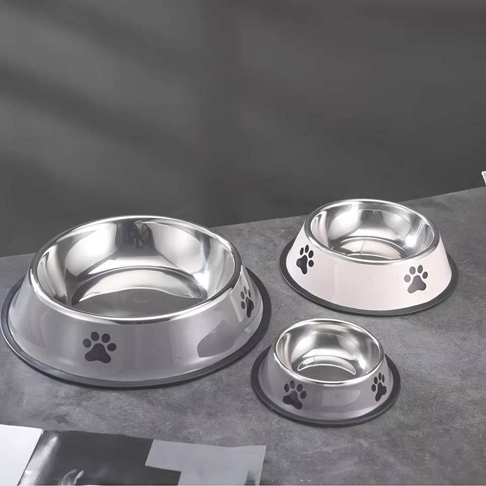 PoochesPlus | Feeding Bowl - Stainless Steel