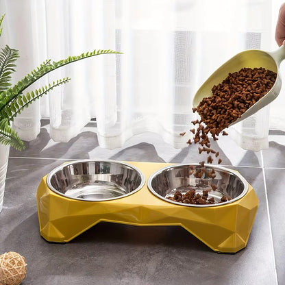 PoochesPlus | Twin Feeding Bowls