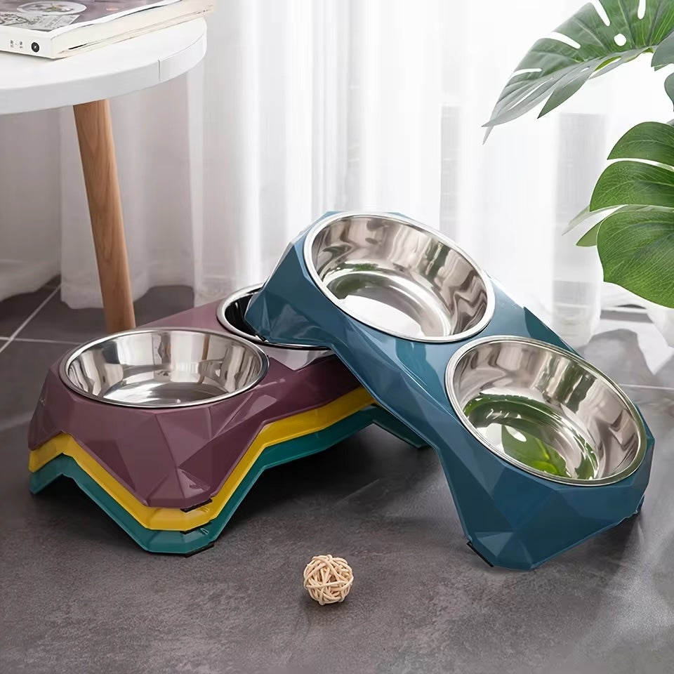 PoochesPlus | Twin Feeding Bowls